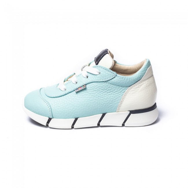 Natural leather unisex sneakers model OXYGEN
