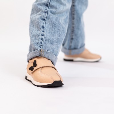 Natural leather girls shoes model ROSELA Natural leather girls shoes model ROSELA