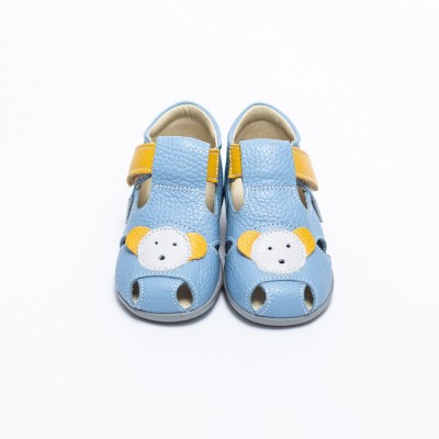 Natural leather kids sandals model ZAIRE Natural leather kids sandals model ZAIRE
