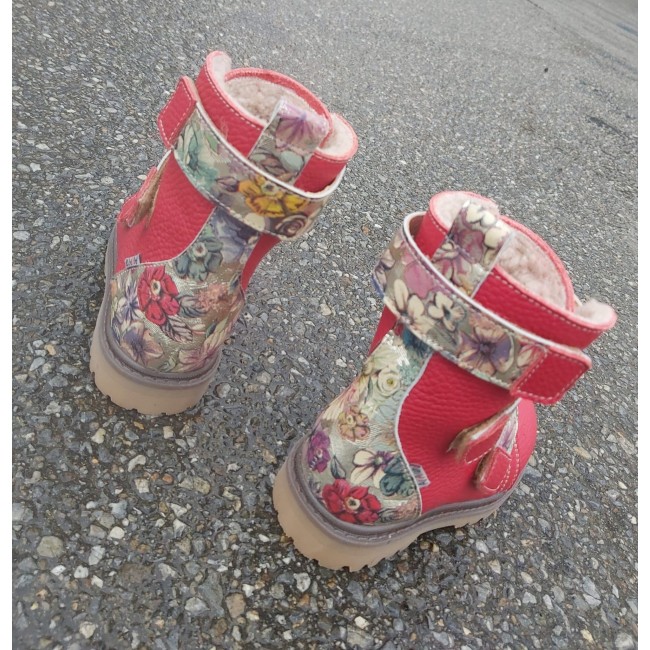 Natural leather baby girl boots model ANNA Natural leather baby girl boots model ANNA