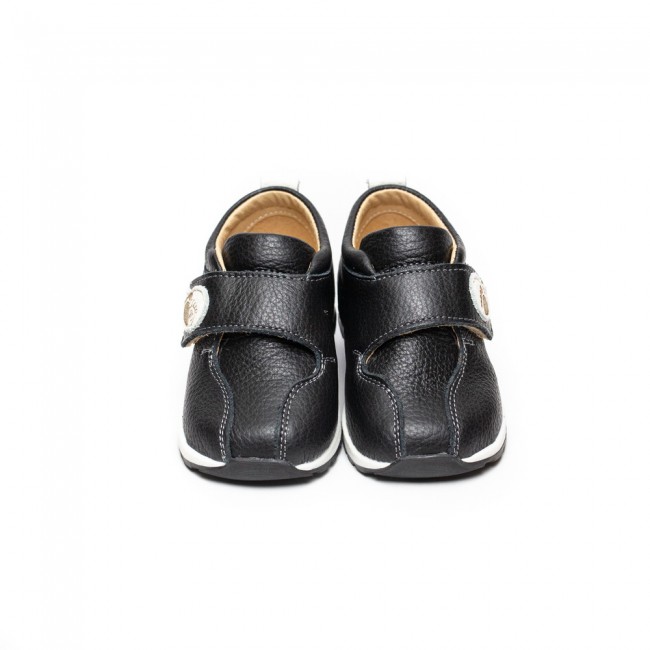 Pantofi copii din piele naturala model BLACK