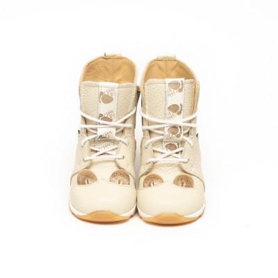 Natural leather boots model CLARICE