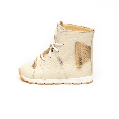 Natural leather boots model CLARICE