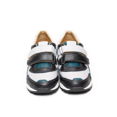 Natural leather unisex sneakers model DALLAS