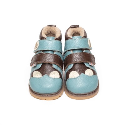 Ghete pentru copii din piele naturala model DOMINIC