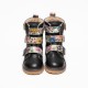 Natural leather baby girl boots model FREJA