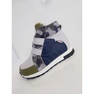 Natural leather baby boy sneakers boots model GUNNER