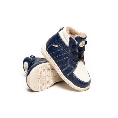 Ghete sneakers pentru copii din piele naturala model INOA