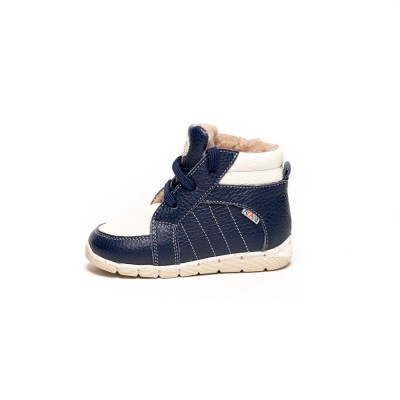 Natural leather baby boy sneakers boots model INOA