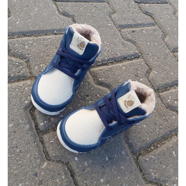Ghete sneakers pentru copii din piele naturala model INOA Ghete sneakers pentru copii din piele naturala model INOA