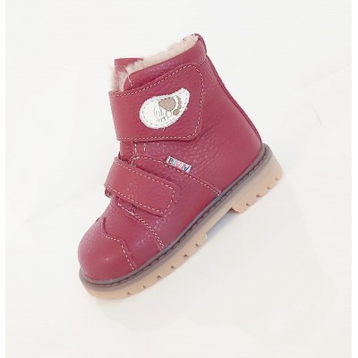 Natural leather kids boots model KIM