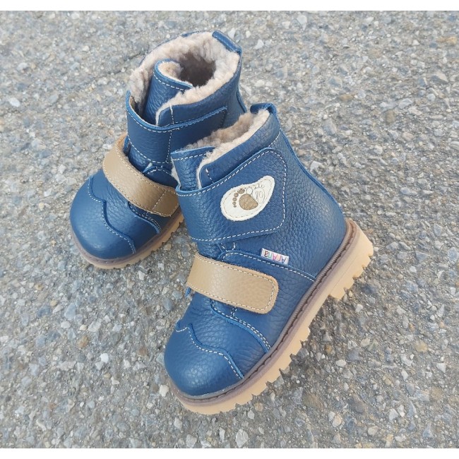 Natural leather kids boots model KRISTOFF