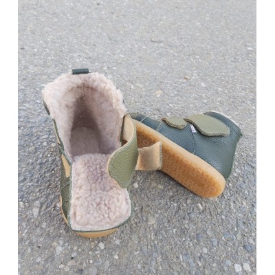 Natural leather kids boots model MARKUS Natural leather kids boots model MARKUS