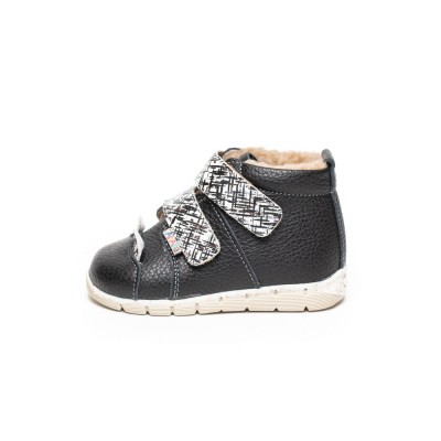 Natural leather kids ankle boots model NICHOLAS