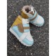 Natural leather baby boy sneakers boots model OLINA
