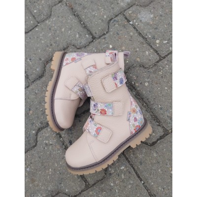 Natural leather baby girl boots model RAFFAELA