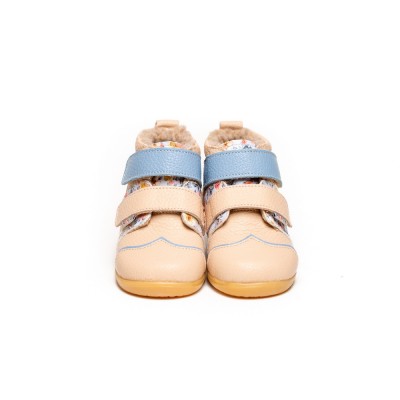 Ghete fete din piele naturala model BLOMMA