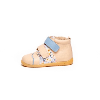 Ghete fete din piele naturala model BLOMMA