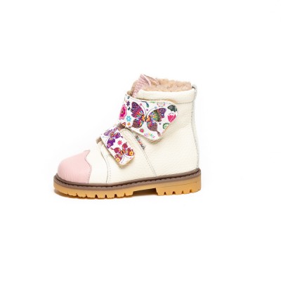 Natural leather kids boots model HANNA