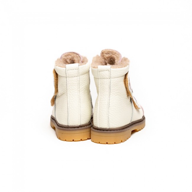 Natural leather kids boots model HANNA