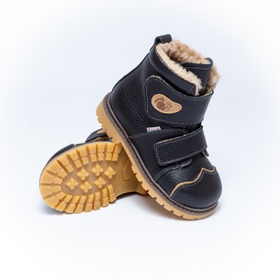 Natural leather kids boots model ASGER Natural leather kids boots model ASGER