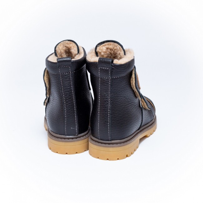 Natural leather kids boots model ASGER