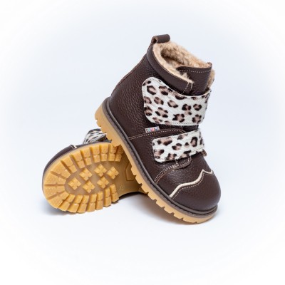 Natural leather kids boots model FRIDA Natural leather kids boots model FRIDA