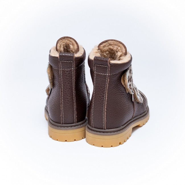 Natural leather kids boots model FRIDA