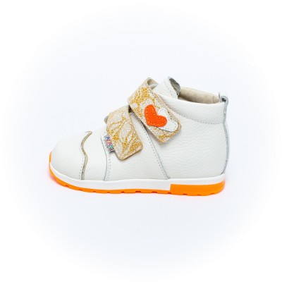 Natural leather ankle boots model GISELLE