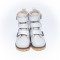 Natural leather baby girl boots model KATJA