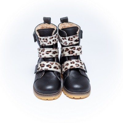 Natural leather baby girl boots model MIKAELA Natural leather baby girl boots model MIKAELA