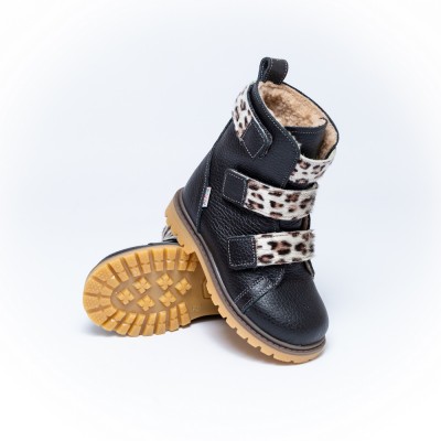 Natural leather baby girl boots model MIKAELA Natural leather baby girl boots model MIKAELA