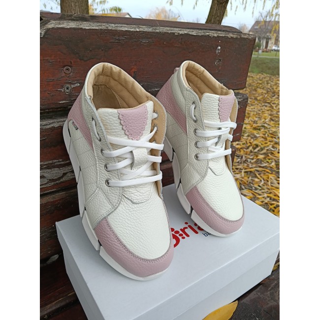 Ghete fete din piele naturala model AMARA