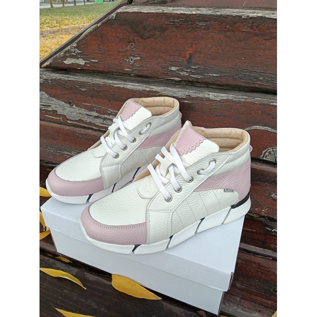 Ghete fete din piele naturala model AMARA