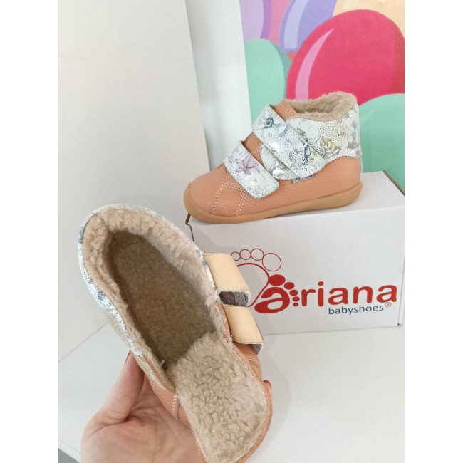 Ghete fete BAREFOOT din piele naturala model ANITA