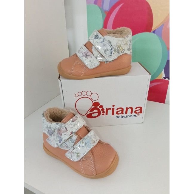 Ghete fete BAREFOOT din piele naturala model ANITA