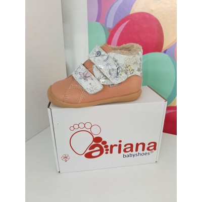 Natural leather BAREFOOT  ankle boots model ANITA