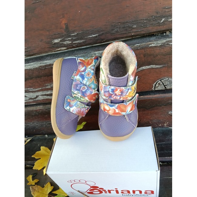 Ghete fete BAREFOOT din piele naturala model ANNIKA