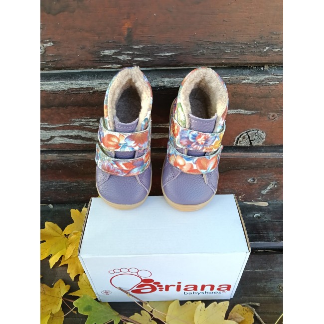 Ghete fete BAREFOOT din piele naturala model ANNIKA