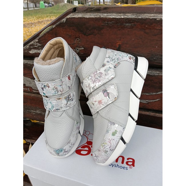 Ghete fete din piele naturala model CECILE