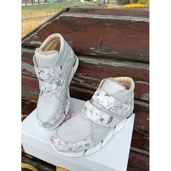 Ghete fete din piele naturala model CECILE