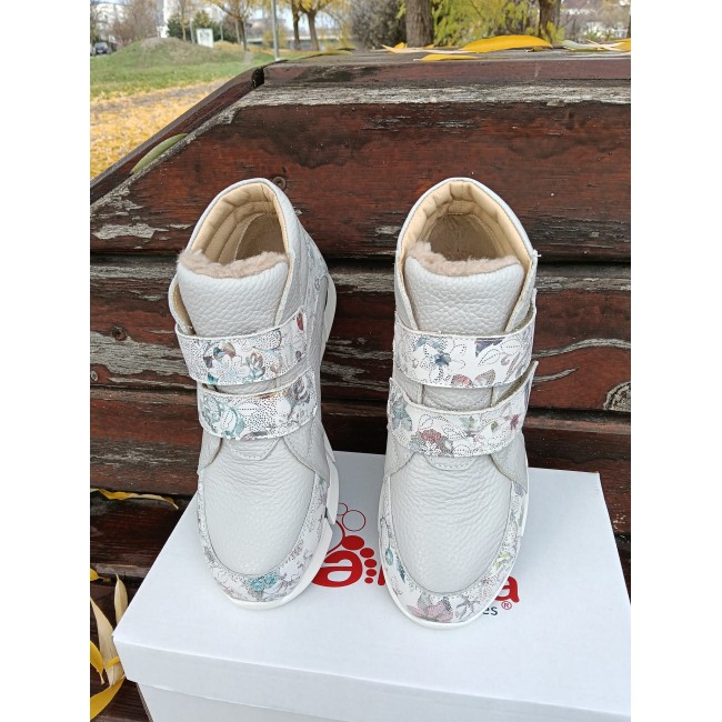 Ghete fete din piele naturala model CECILE