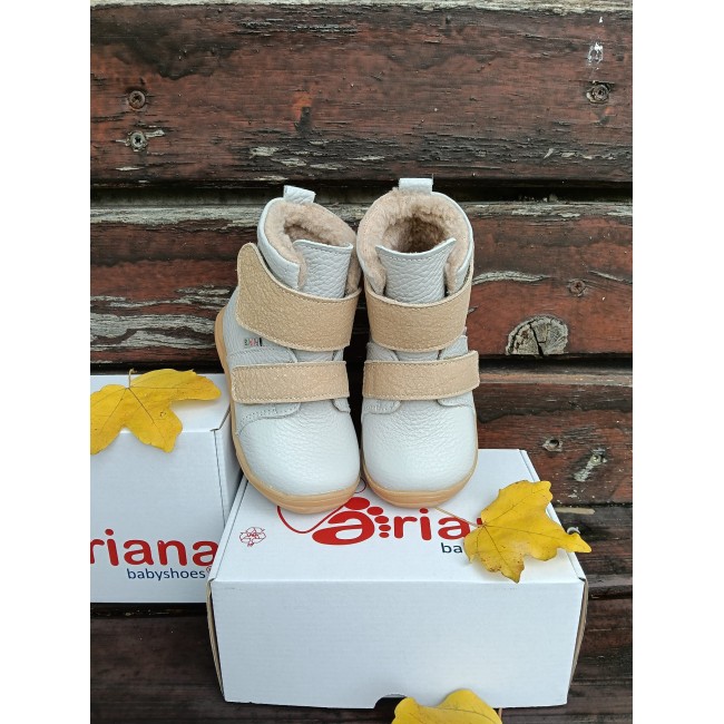 Cizmulite copii BAREFOOT din piele naturala model DION