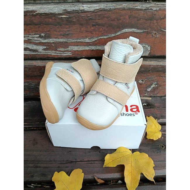 Cizmulite copii BAREFOOT din piele naturala model DION