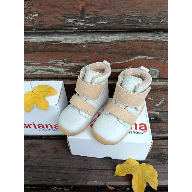 Cizmulite copii BAREFOOT din piele naturala model DION