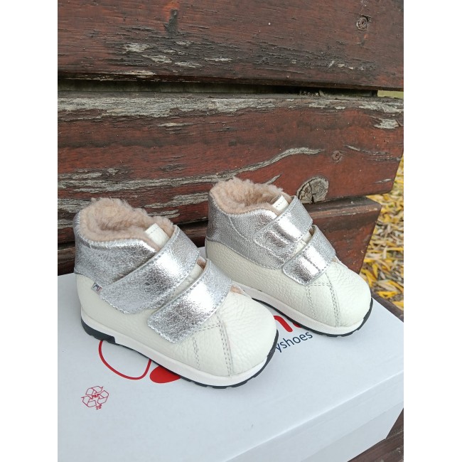 Natural leather BAREFOOT  ankle boots model EDNA