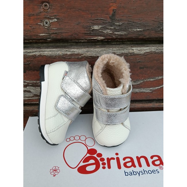 Natural leather BAREFOOT  ankle boots model EDNA