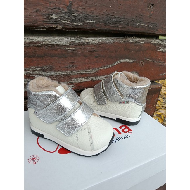 Natural leather BAREFOOT  ankle boots model EDNA