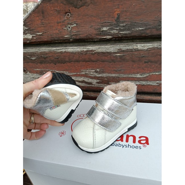 Natural leather BAREFOOT  ankle boots model EDNA