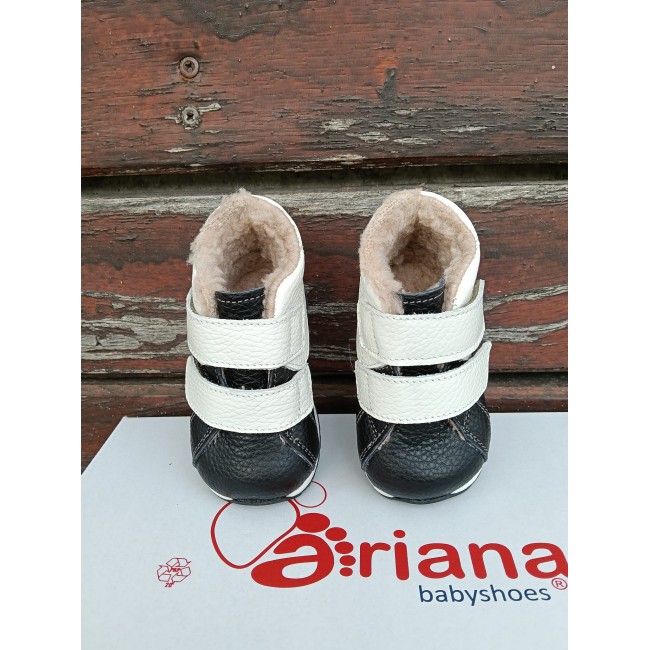 Natural leather BAREFOOT  ankle boots model GABY